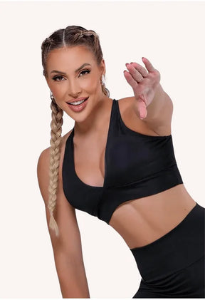 Top Basic Preto AQN SPORT