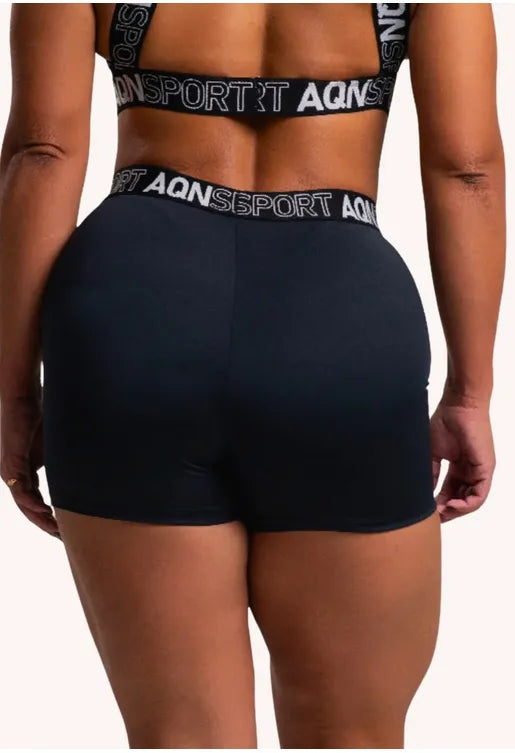 Short Curto Versatily Preto Fitness AQN SPORT