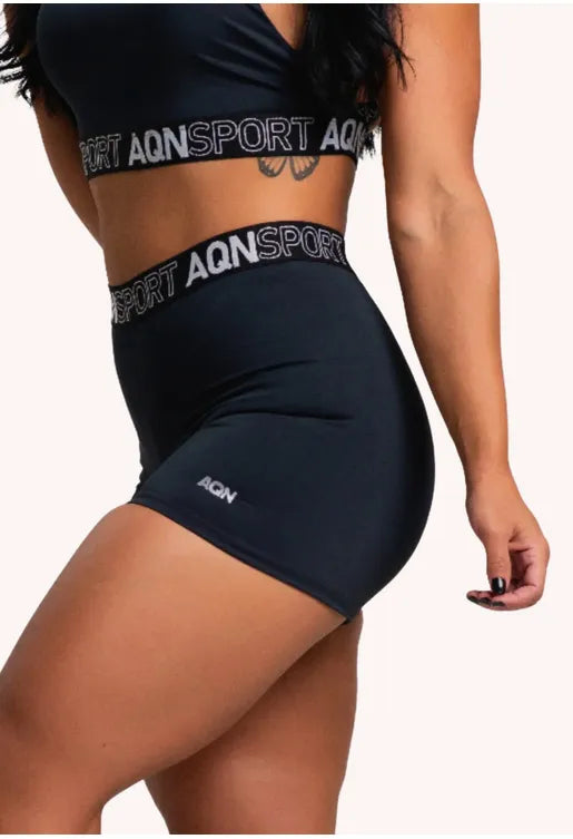 Short Curto Versatily Preto Fitness AQN SPORT