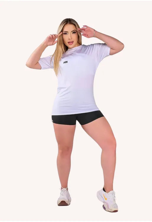 Blusa Básica Branca AQN SPORT - FEMININO